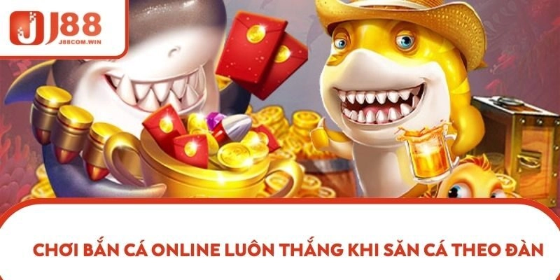 Chơi bắn cá online luôn thắng khi săn cá theo đàn