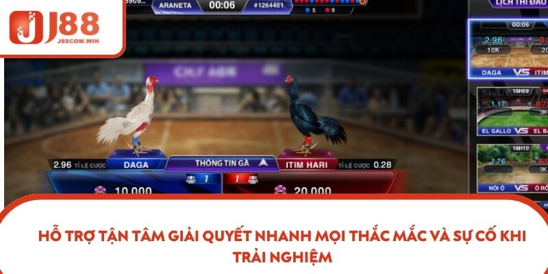 Hỗ trợ tận tâm giải quyết nhanh mọi thắc mắc và sự cố khi trải nghiệm