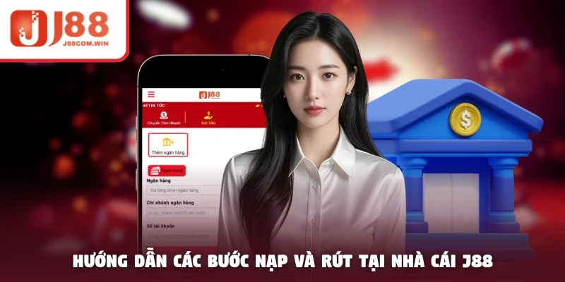 Hướng dẫn các bước nạp và rút tại nhà cái J88